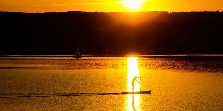 Bostalsee Sonnenuntergang