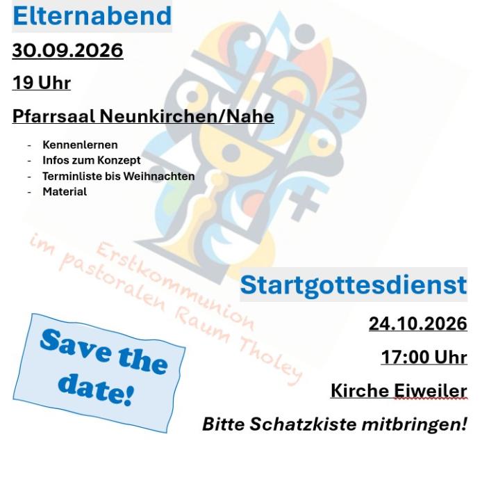 Information für Eltern Info Eltern Erstkommunionvorbereitung
