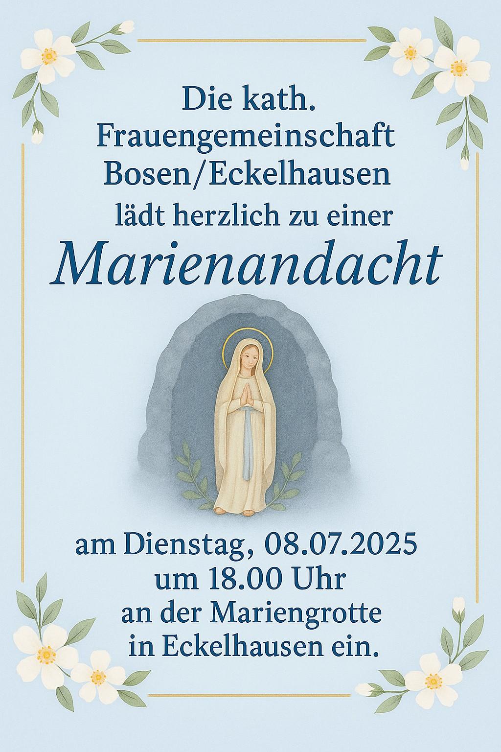 Marienandacht Bosen Juli 2025