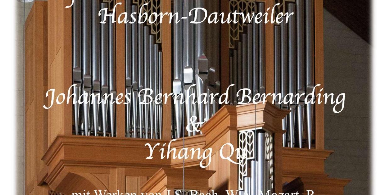 Plakat Orgelkonzert Hasborn