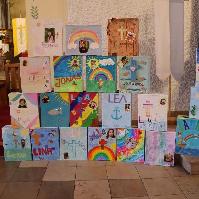 Schatzkisten der Kommunionkinder