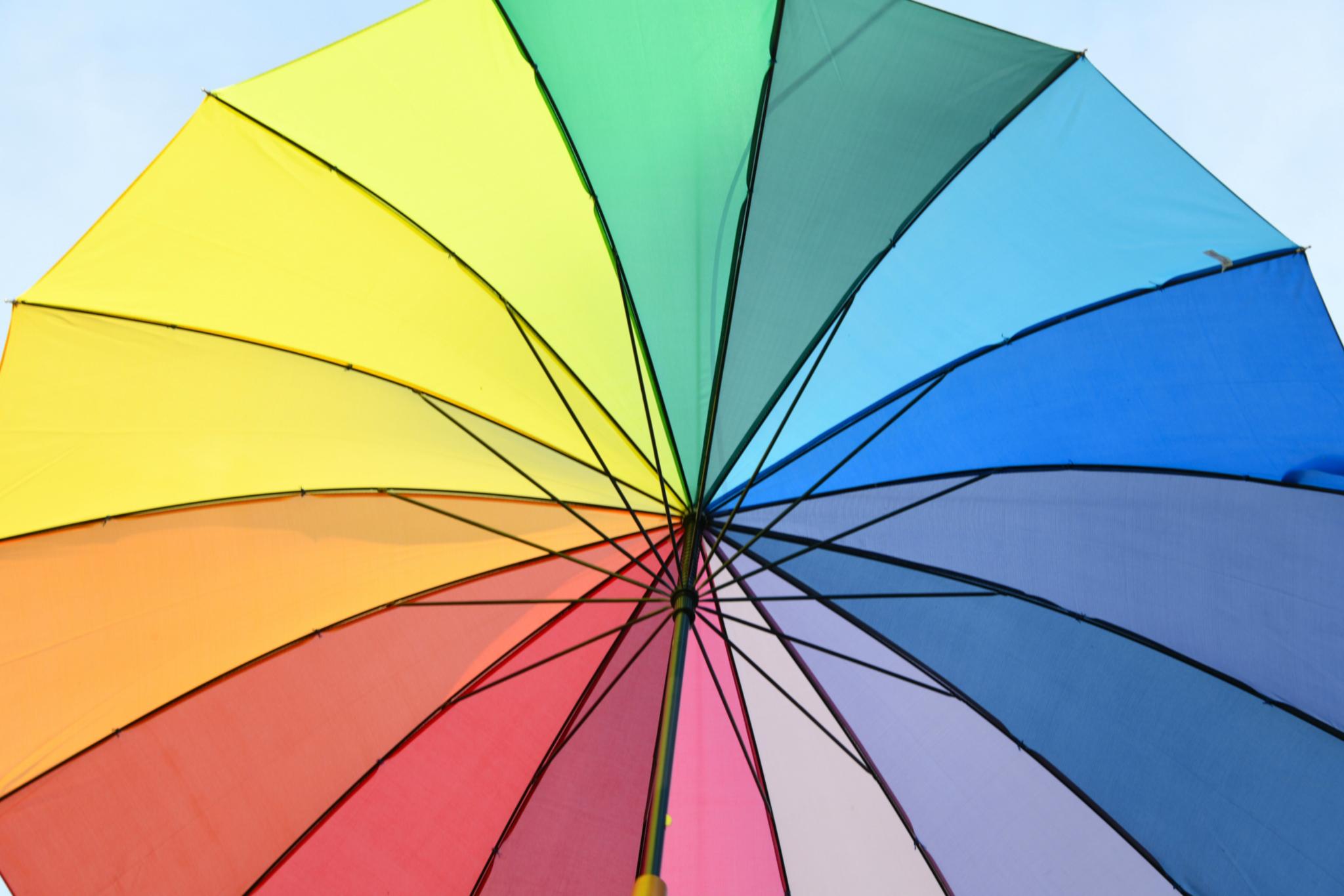 Regenbogen Schirm