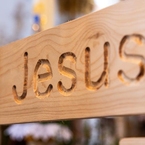 Schild Jesus